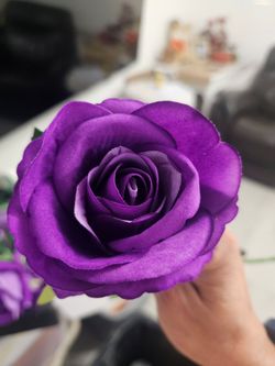 Purple Artificial Roses 🌹 💜