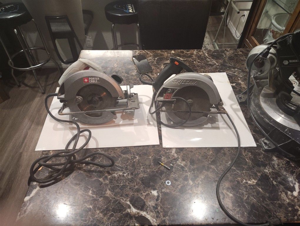 Skilsaw And Porter Cable CIRCULAR SAWS
