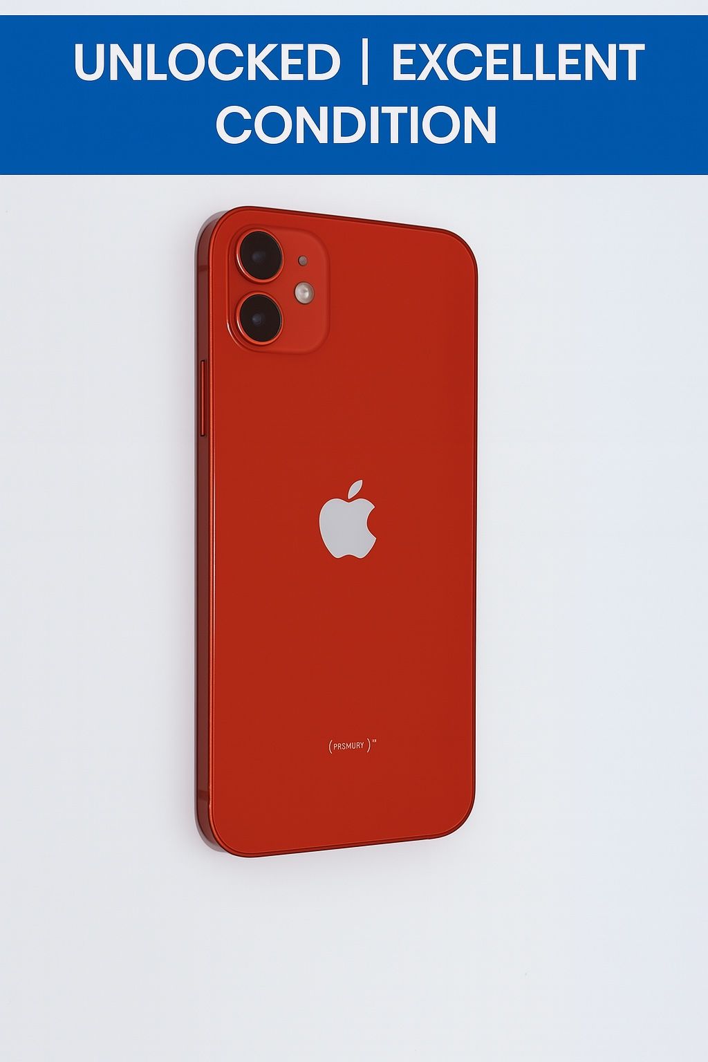 Apple iPhone 12 - 64 GB - (PRODUCT)RED (Unlocked) Excellent Condition