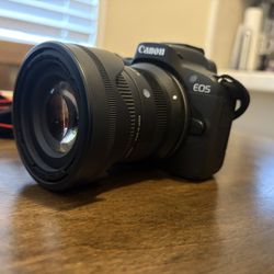 Canon R50 W/ Sigma Lens 15-50mm F/ 2.8 