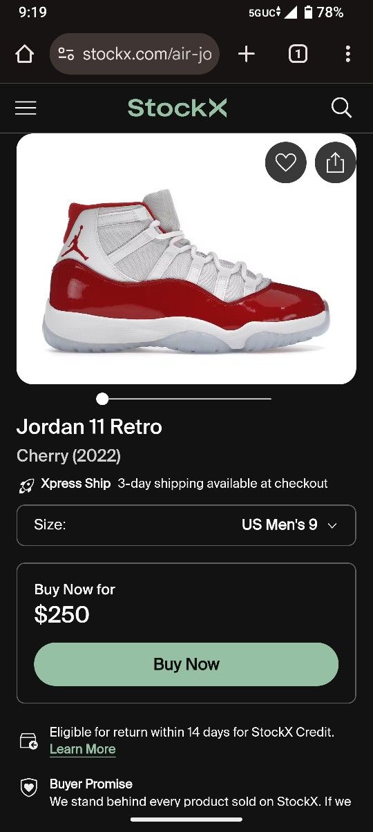 Air Jordan 11 Cherry 