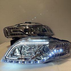 Chrome Headlight 06-08 A4, A4 Quattro And S4 2005 