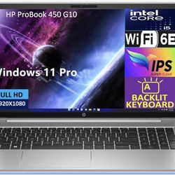 HP ProBook 15.6" FHD Laptop | Intel Core i5 | 16GB RAM | 512GB SSD | Windows 11 Pro 