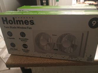 Holmes 9-Inch Twin Blade Window Fan