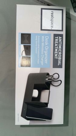 Desk Organizer With Wireless Charger