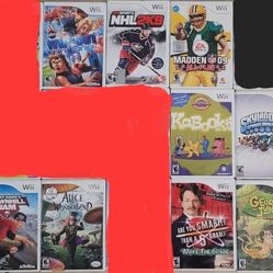 NINTENDO Wii GAMES 