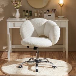 Desk Chair Home Office Chair Cloud Shape White