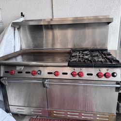 Wolf Industrial Stove And Flat Grill