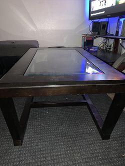 Glass Center Coffee Table
