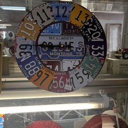 License Plate Clock