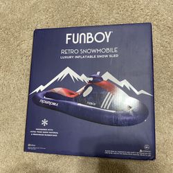 FUNBOY Retro Snowmobile Snow Inflatable