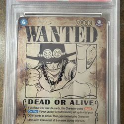 Portgas D Ace OP13-119 Wanted PSA 10 (ERROR ACE)