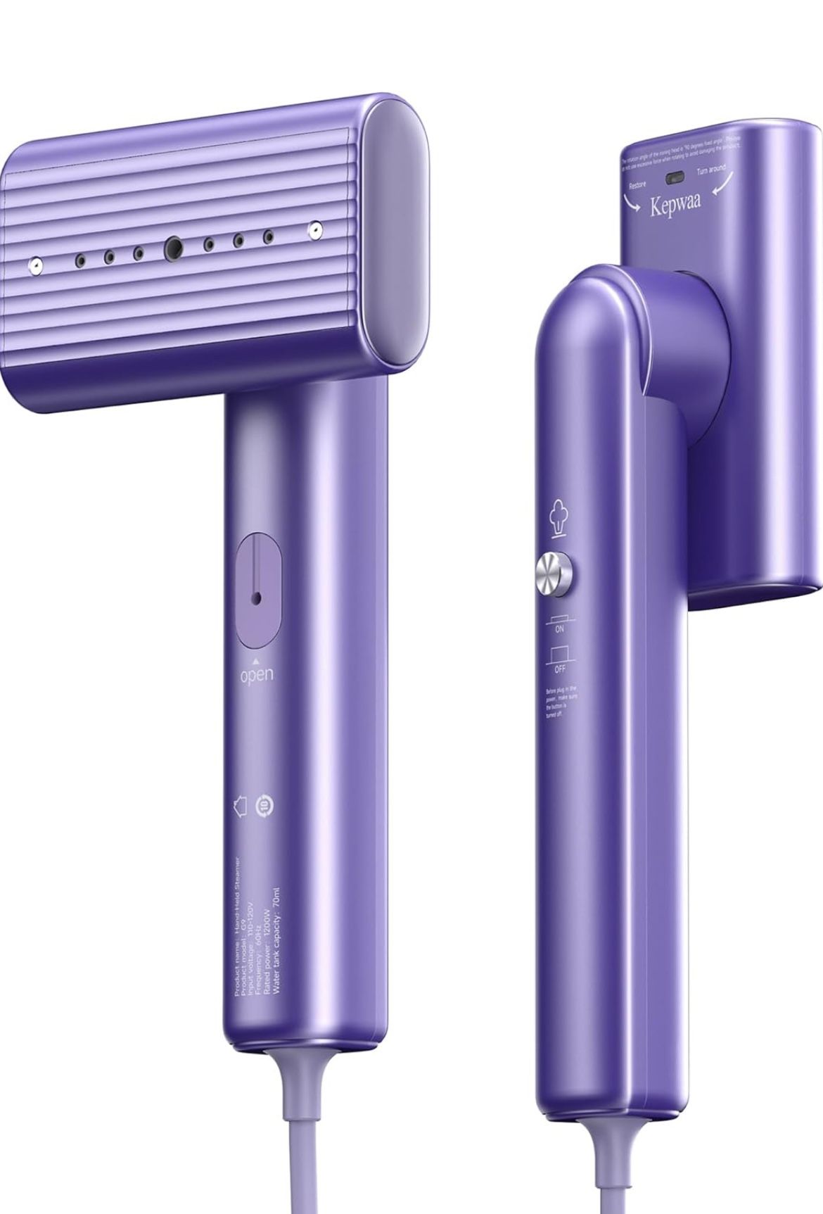 Portable Travel Steamer for clothes - 1200W Clothes Steamer Handhel