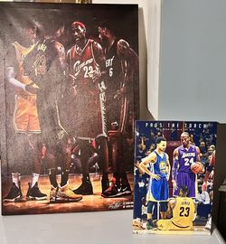 Lebron James Sport Art $20 For Both