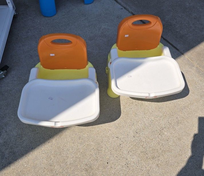 Infant/Toddler Fisher Price Booster Seats - Yellow