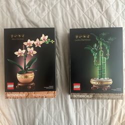 Authentic NEW Unopened Lego Botanical Sets