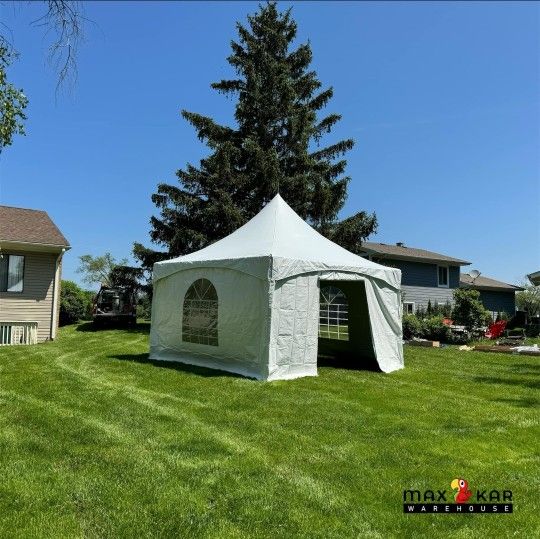 AWESOME NEW! ONLY SALE! 15′ x 15″ High peak tent FINANCING AVAILABLE