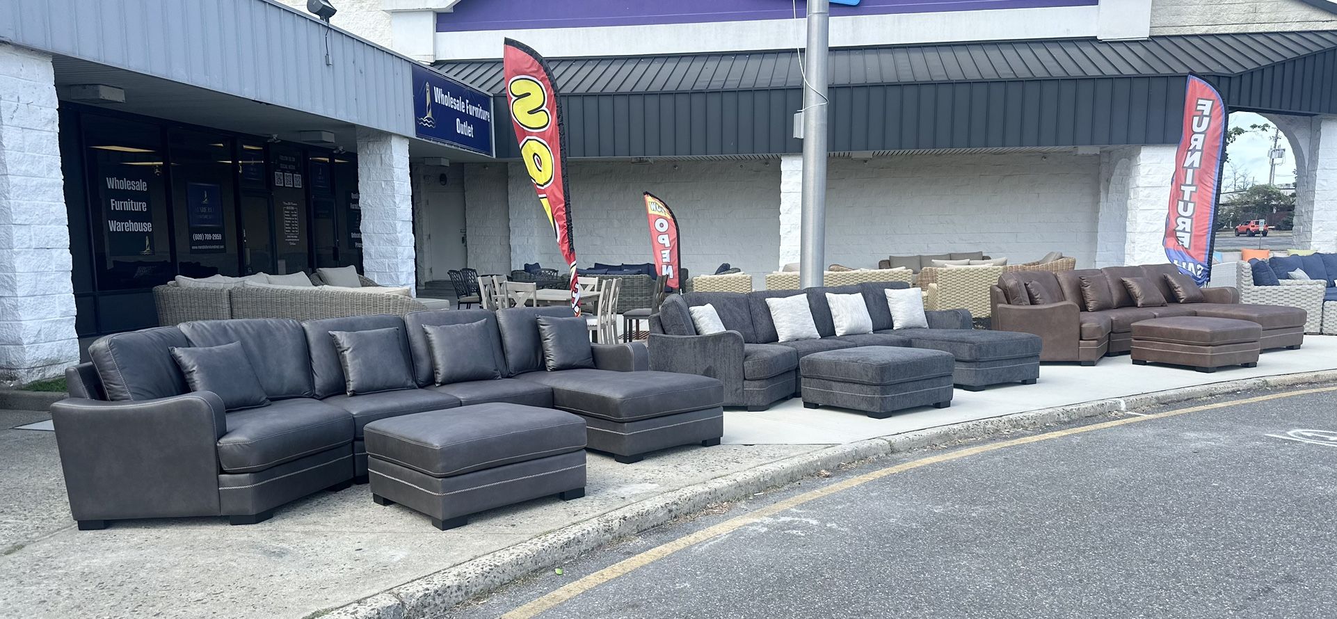 Sofa sectional Chaise Cuddler (3 Color ways) BRAND NEW