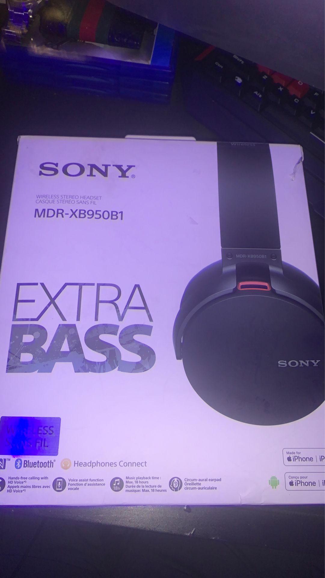 SONY Headphones Extra Bass