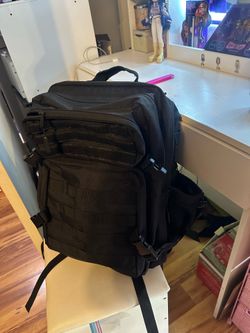 Black Tactical large Backpack