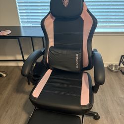 Pink And Black Gaming Chair