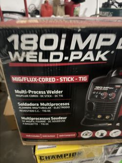 Lincoln Electric 180 Amp Weld-Pak 180i Multi-Process Stick/MIG/Flux-Core/TIG, 120V or 230V Aluminum Welder with Spool Gun sold separately