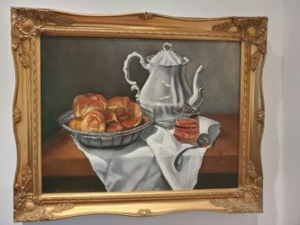 Framed Stil Life Painting