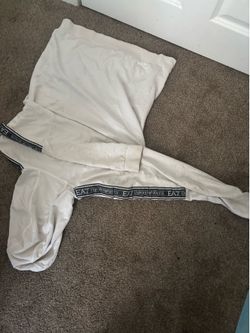 emporio armani (EA7) white zip up
