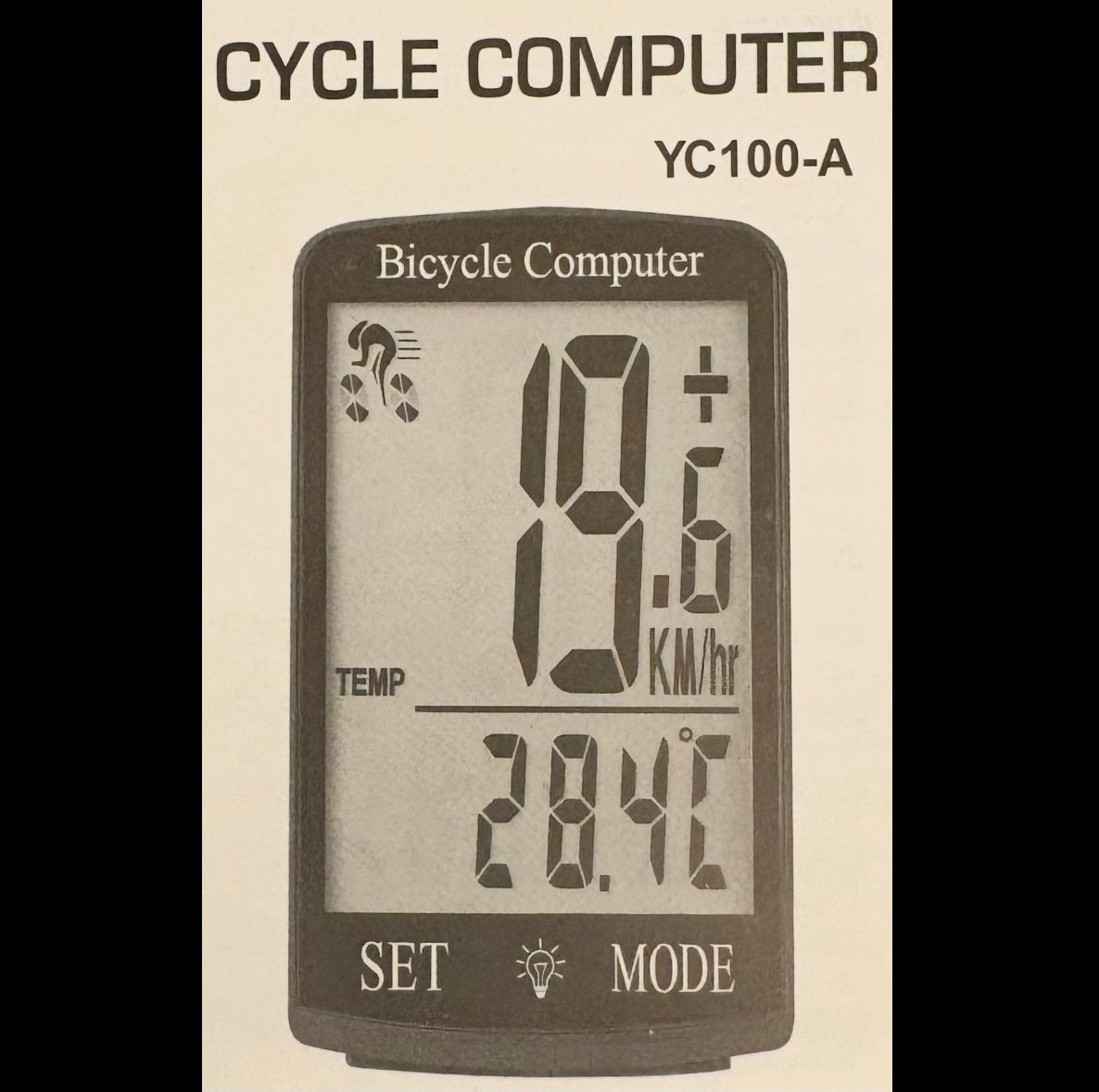 Dondofla Wireless Bicycle Computer YC100-A
