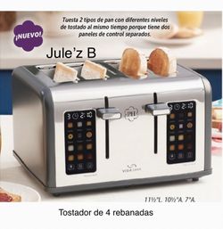 Princess House Tostador. De 4 Rebanadas Nuevo En Su Caja