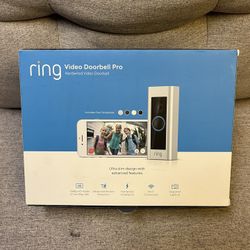 Ring Video Doorbell Pro Smart Wi-Fi Hardwired Video Doorbell NIB