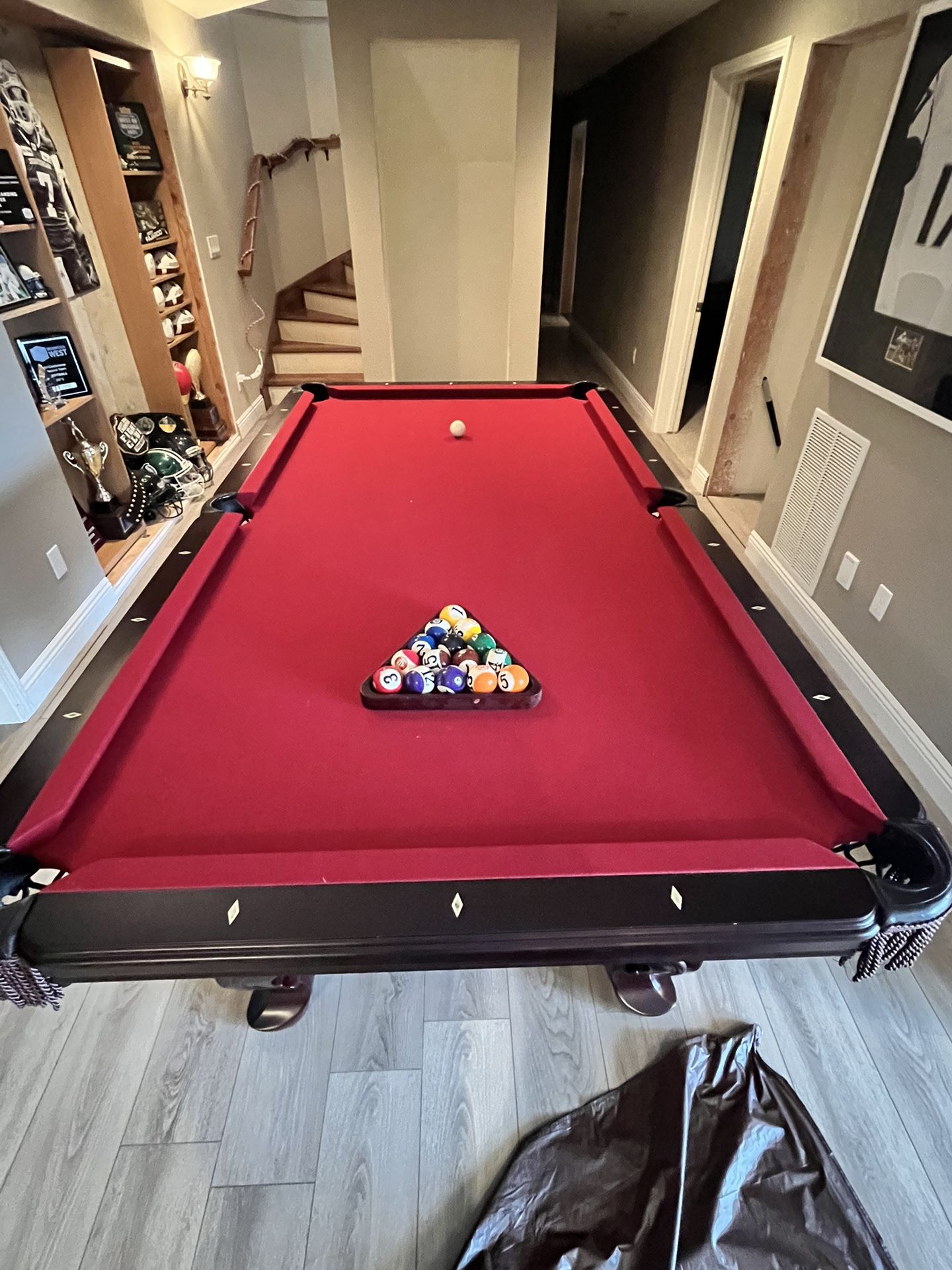 Pool Table With Movers