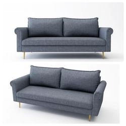 Gray Matching Couch Set Of 2 New In Box  -Brand New In Box ✅  -71” Width Each  ✅ -Set Of 2 For $375 ✅ 