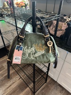 Super Greens The Key To Juicy Satchel Handbag Purse Tote Bag