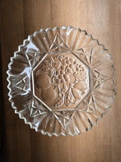 Crystal Glass Fruit Bowl