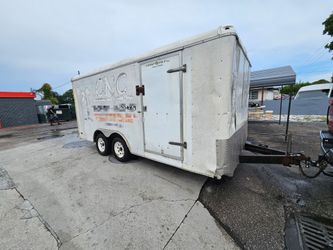 Used Trailer 8x18 "2010" Pulls Great No Leaks 6ft Height Interior Clean Documentation In Hand ✋️ READ DESCRIPTION FIRST, LEA PRIMERO.