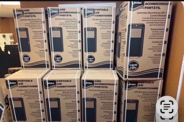 Portable air-conditioning units 13,500 BTU cools 450 ft.² comes with window kit