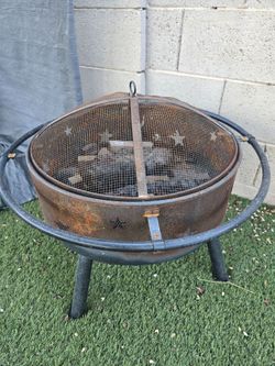 Star rustic fire pit