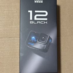 GoPro HERO12 Black - Waterproof Action Camera with 5.3K60 Ultra HD Video, 27MP Photos Stabilization
 SEALED