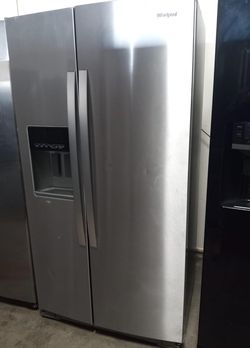Whirlpool Side-by-Side Stainless Steel Fridge
