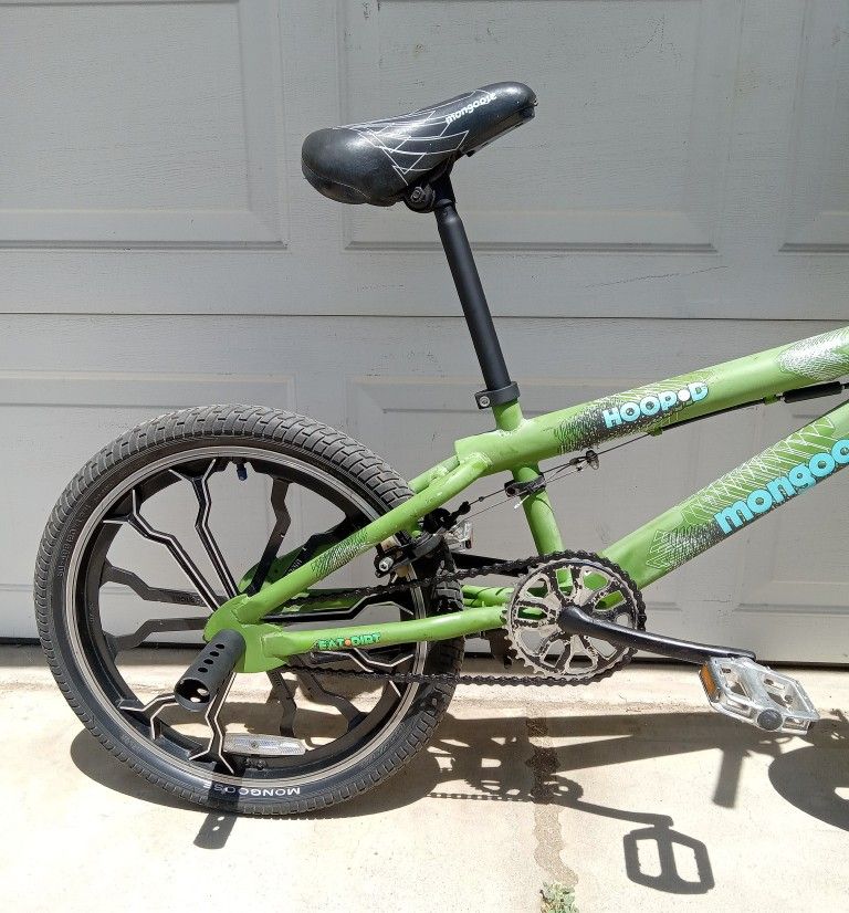 20 INCH GREEN MONGOOSE HOOP D FREESTYLE BMX BICYCLE BICICLETA DE