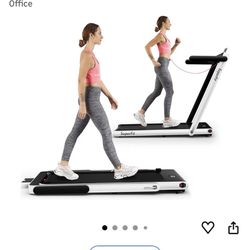 Goplus Foldable Walking Under Desk Treadmill 