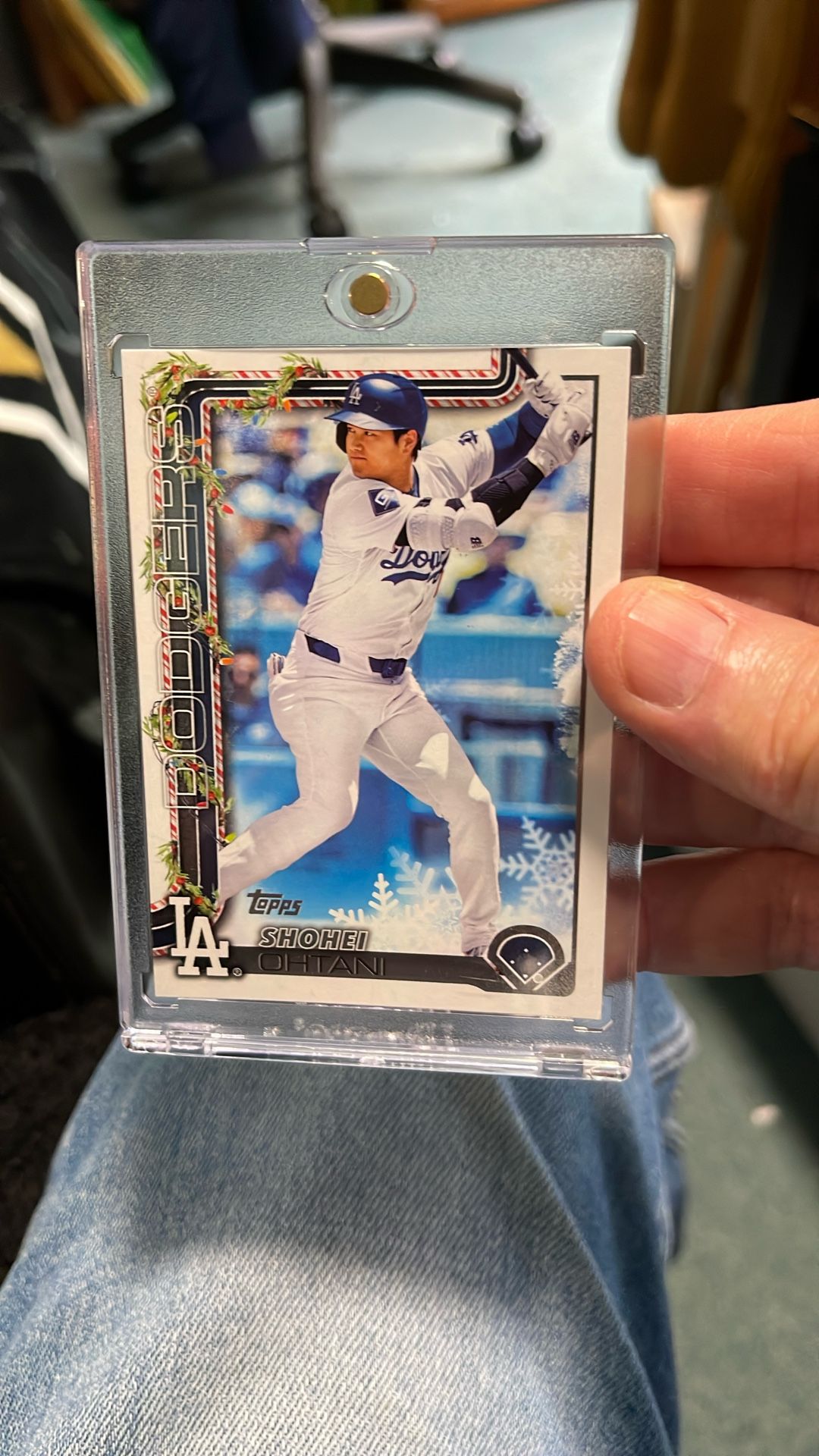 Collectible Shohei Ohtani Topps Holiday Card Christmas Baseball Dodgers