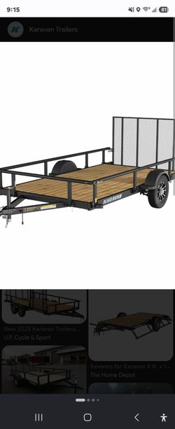6.8 by 15 ft Karavan trailer