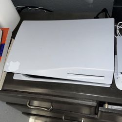 Ps5 With Purple Controller 