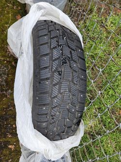 Studded Snow Tires, lightly used
