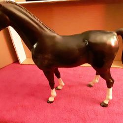 1965 Black Toy Horse Toy By Marx