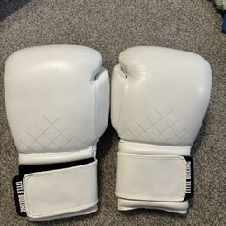 Boxing Gloves  White 