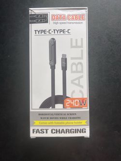 generic 2-in-1 Type-C to Type-C data cable