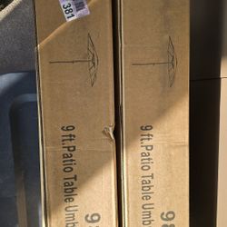 Brand New umbrellas (2) Red in color.